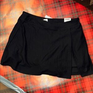 Victoria’s Secret Pink black tennis  skort  new/ unused size x large